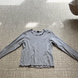 Brandy Melville Gray Long Sleeve